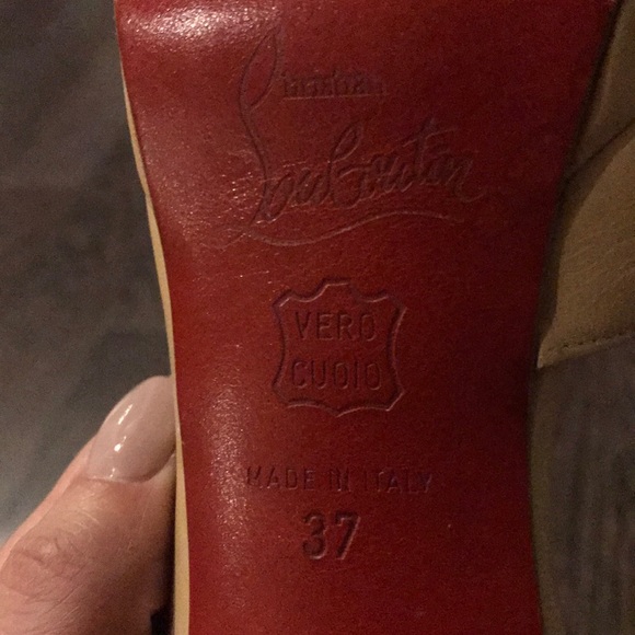 Nude Christian Louboutins - Picture 6 of 8